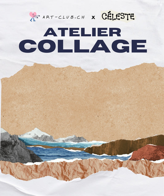 Vendredi 14 novembre 2025 - Atelier Collage - à l'atelier art club à Vevey -